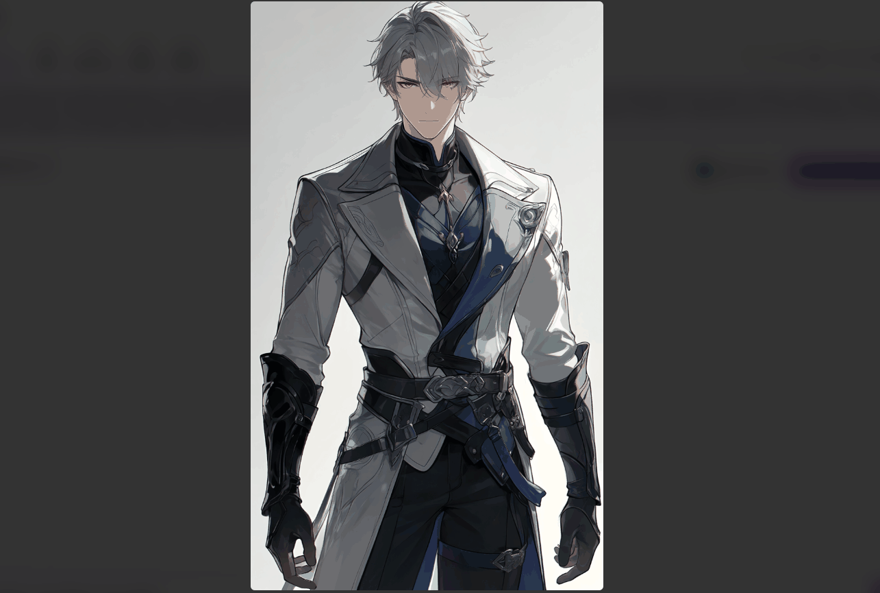 ai anime character generated by pix ai