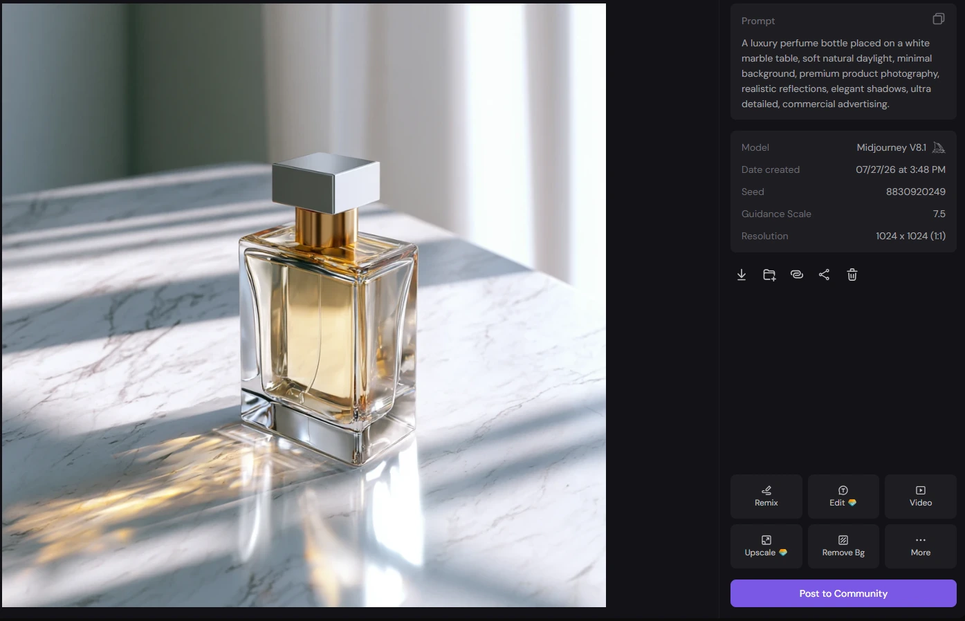 ai image generition example in piclumen