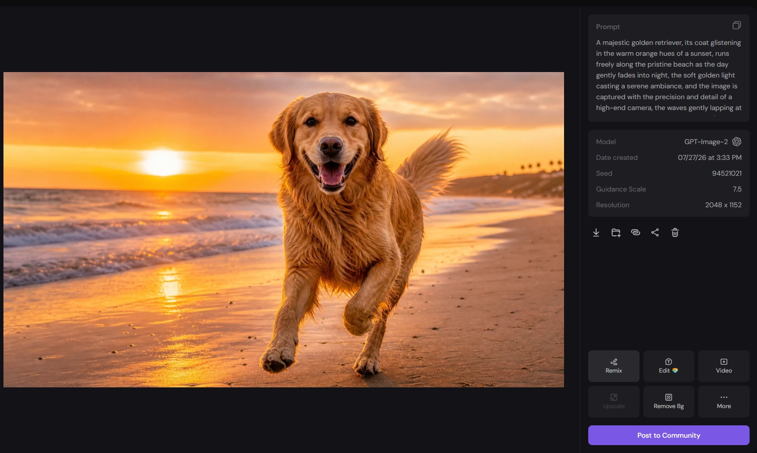 ai generated image in piclumen