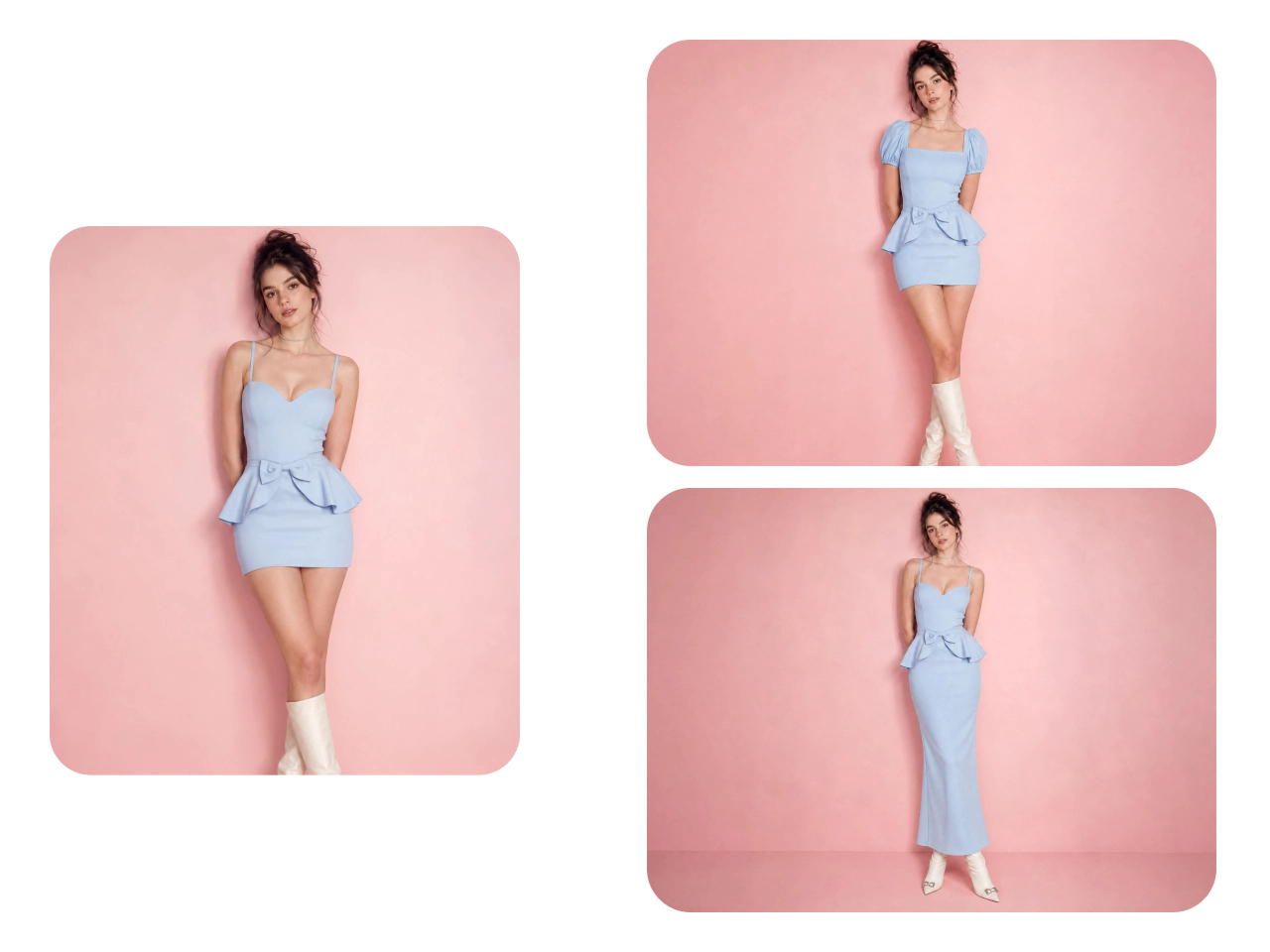 generador de ropa con ia creando múltiples variaciones de diseño de ropa con edición por ia