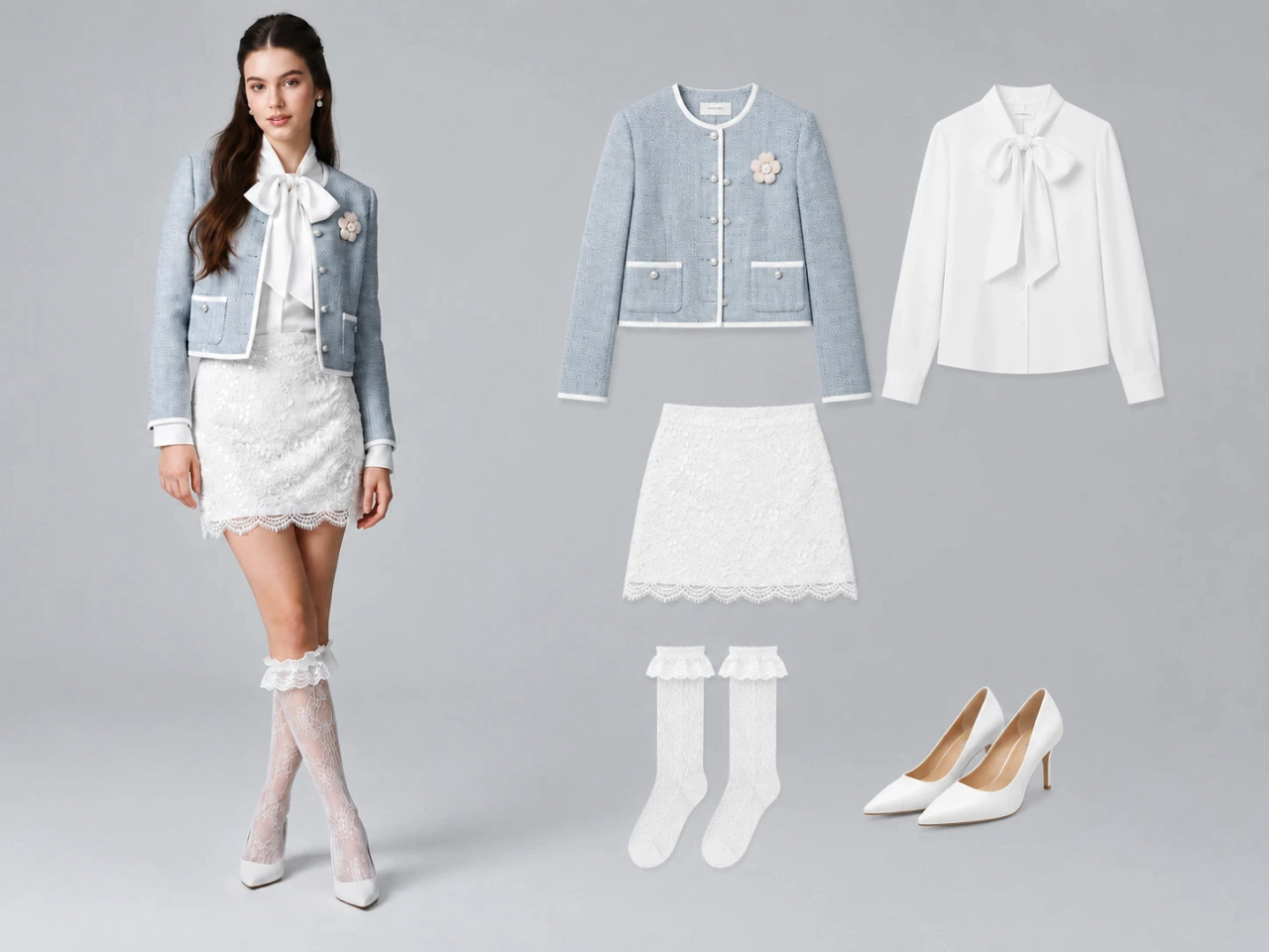 generador de ropa con ia mostrando un diseño de moda en un modelo de ia realista