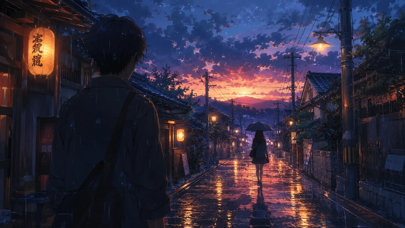 rainy night