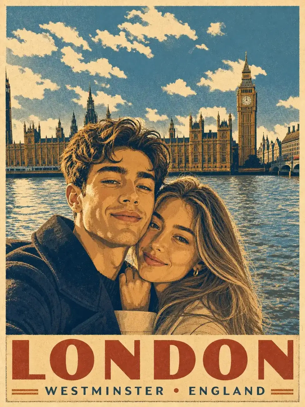 Vintage-style couple photos in a timeless style