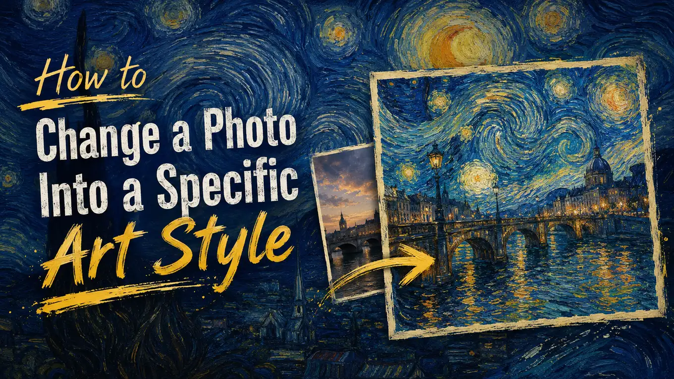 change a photo into a specific art style