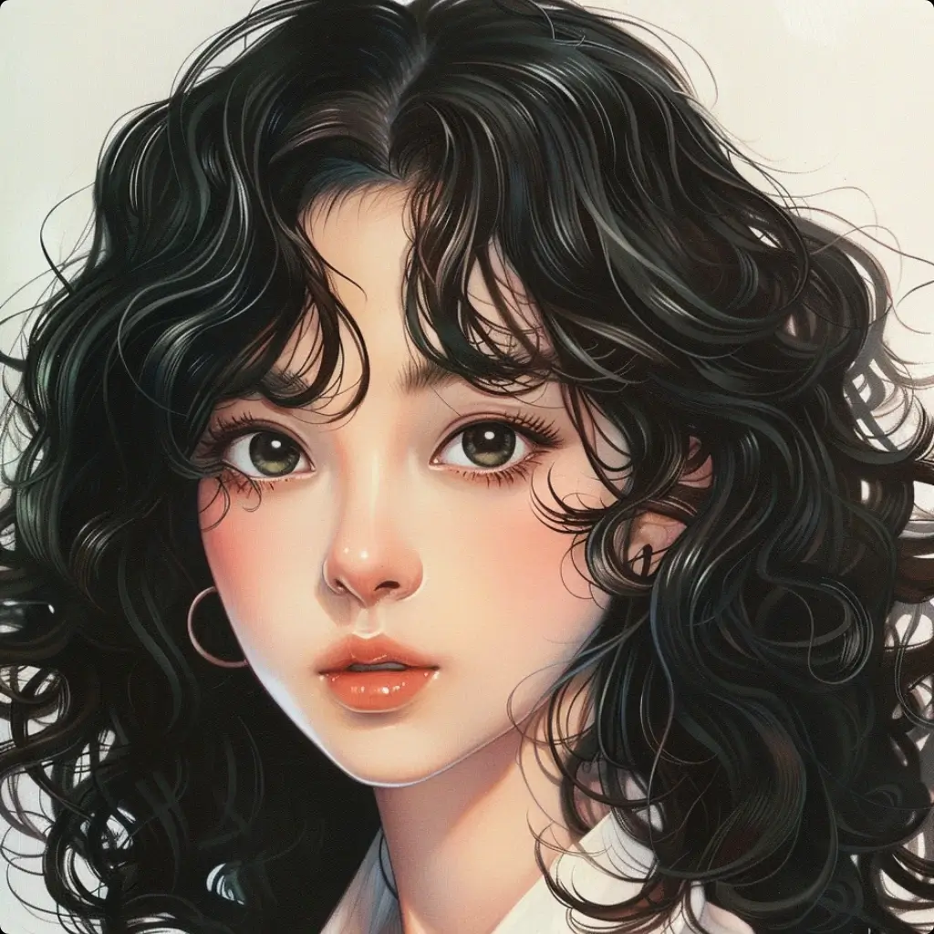ai portrait anime asian girl