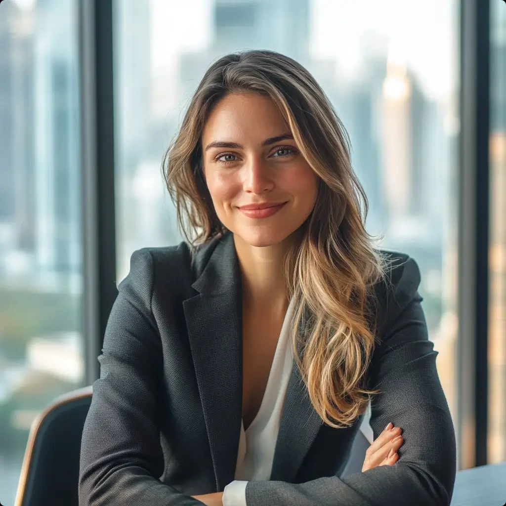 ai portrait professional white woman
