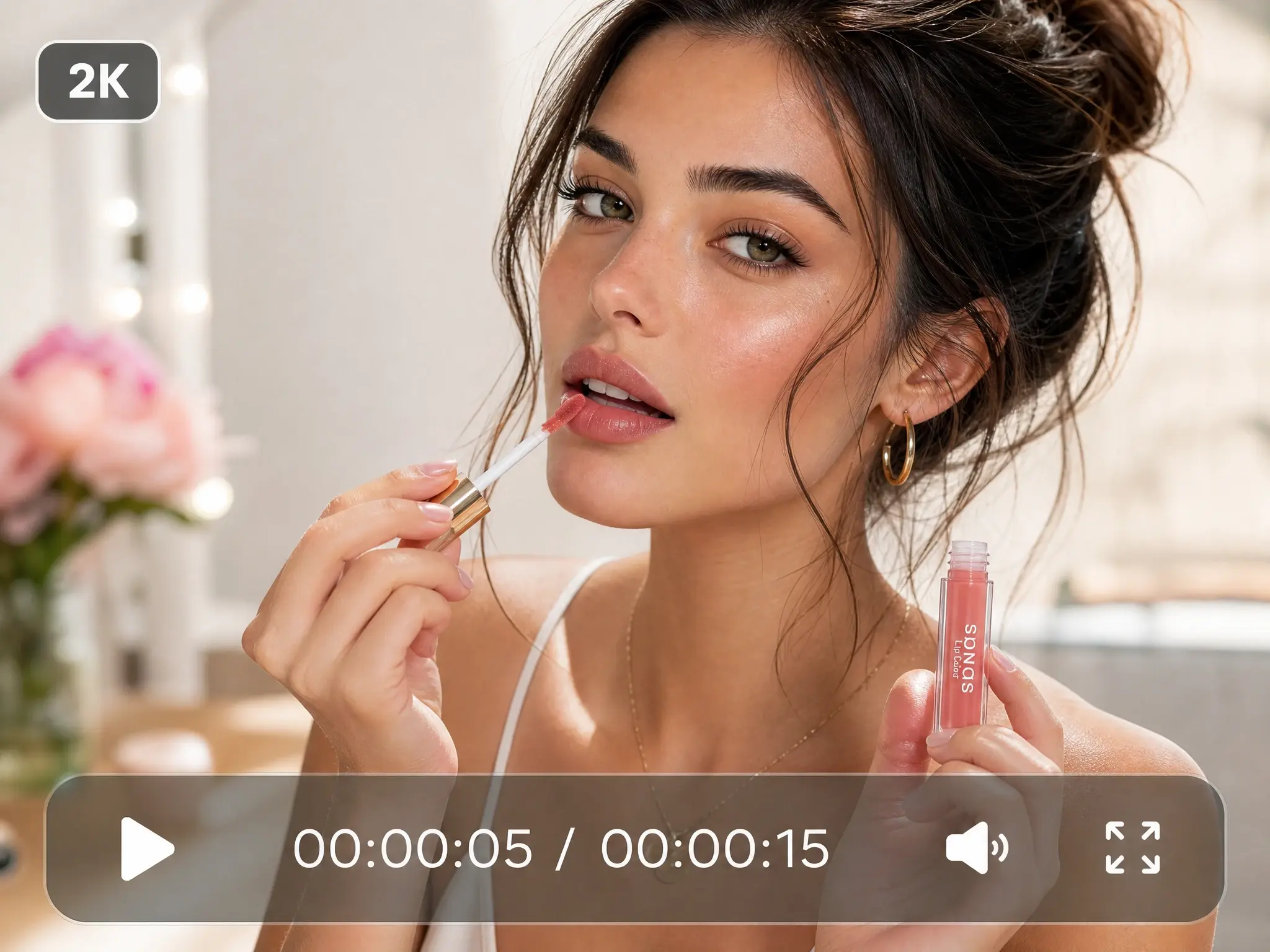 ein 2K-Beauty-Video, generiert mit Minimax H3