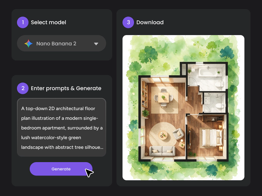 how to generate a floor plan with ai