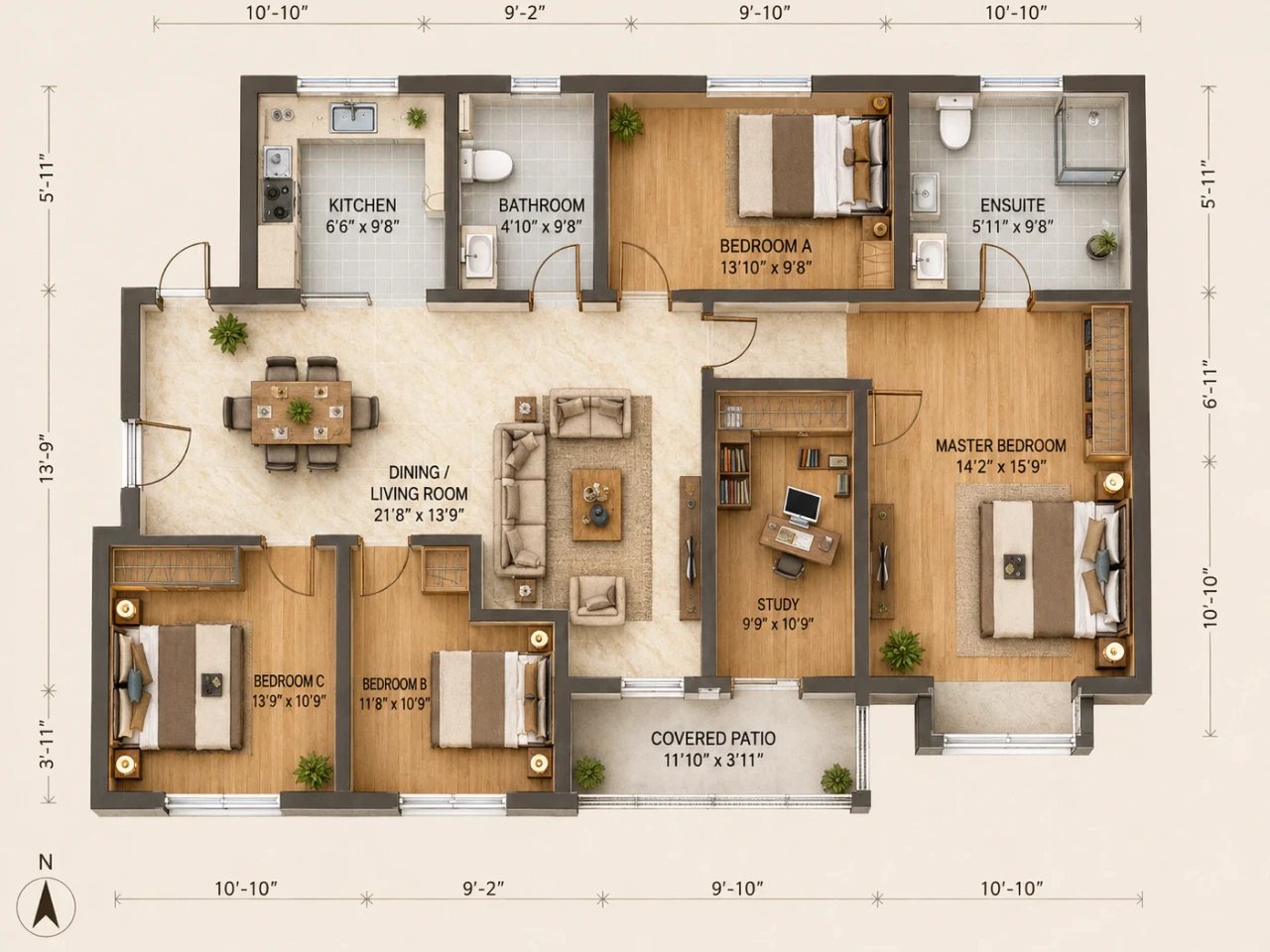 ai floor plan generator creating a house layout