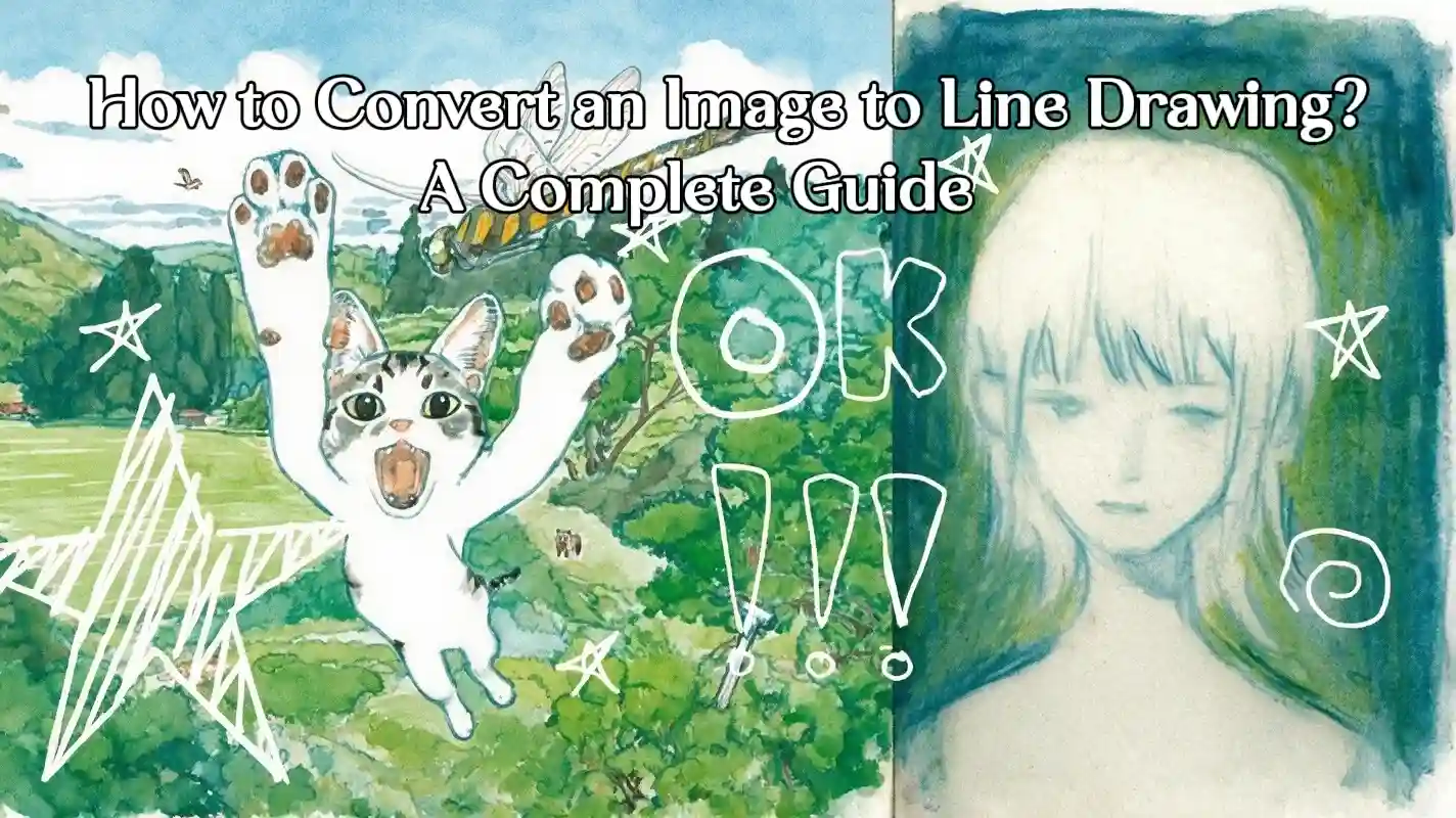 how to convert image to line drawing banner
