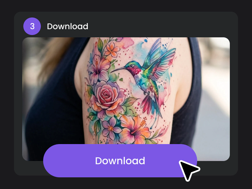 KI-Tattoo-Generator Schritt 3