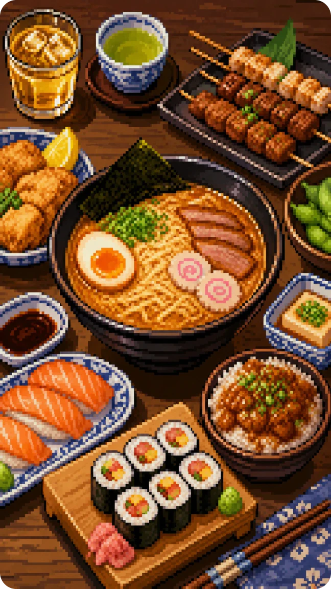 banchetto-pixel-16-bit
