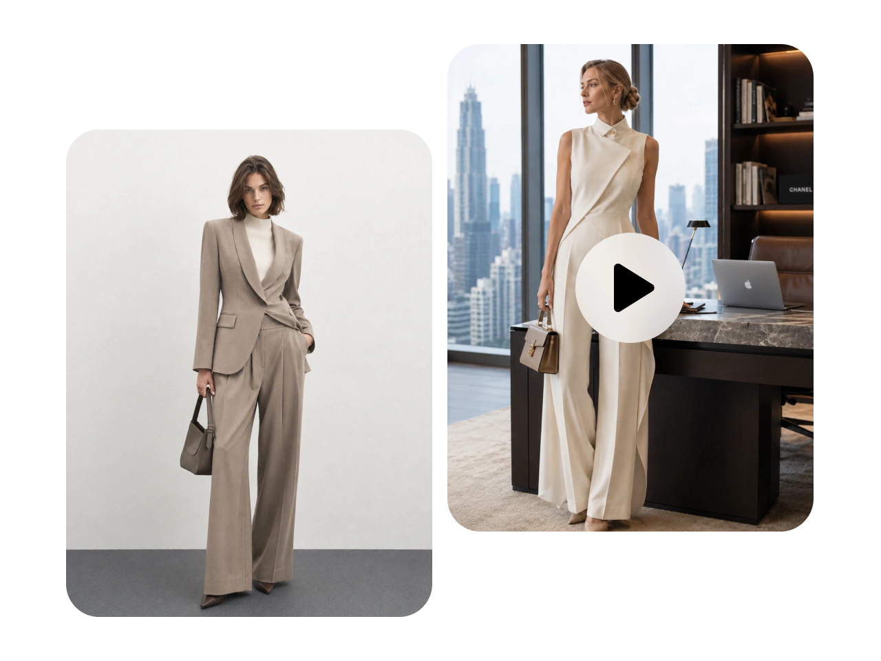 virtual try on shown in both image and video formats