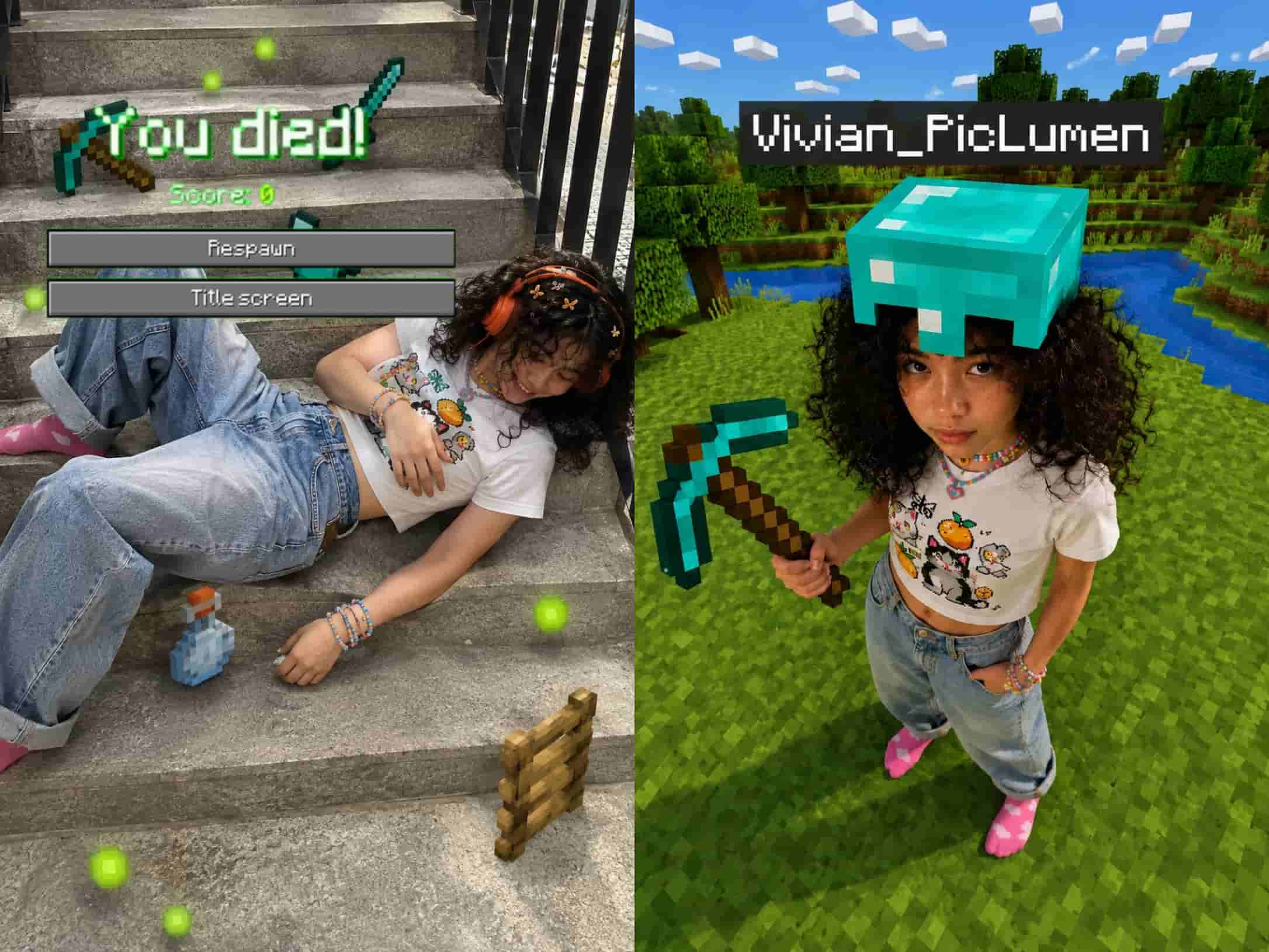 stylish content (minecraft) creation test result
