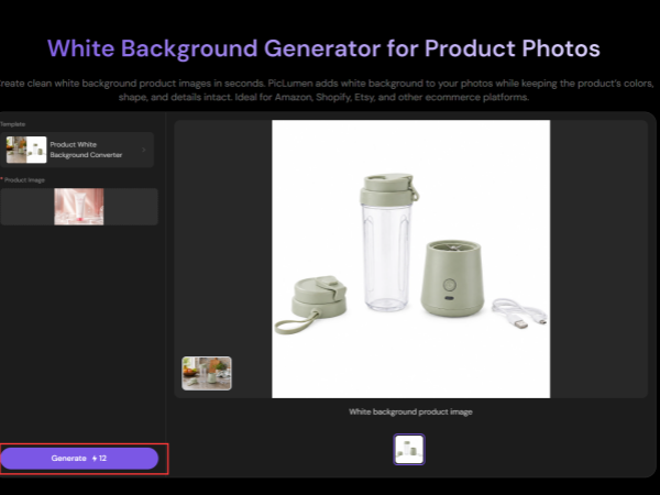 white background generator step 2