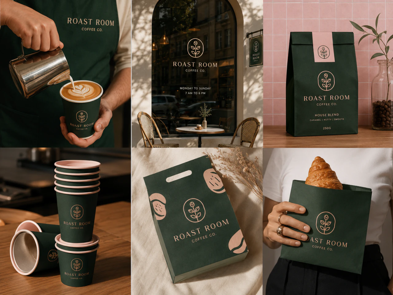 coffee brand mockup collection