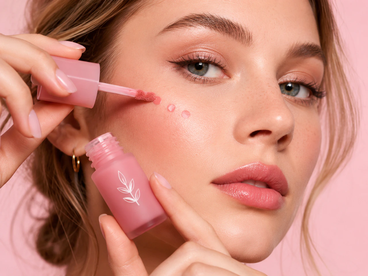realistic beauty serum mockup