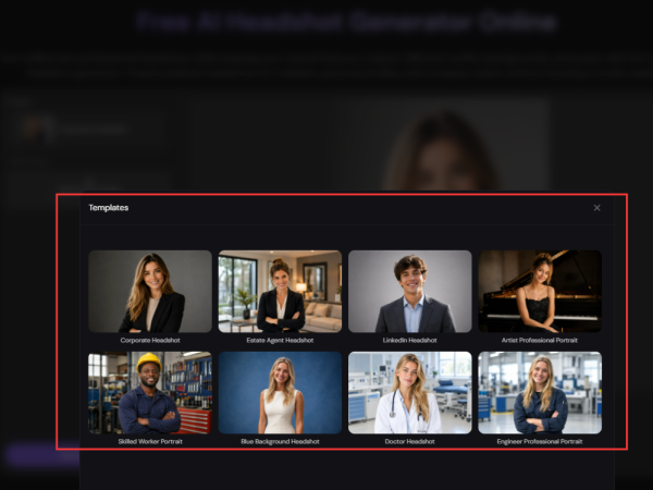 browse-available-headshot-templates
