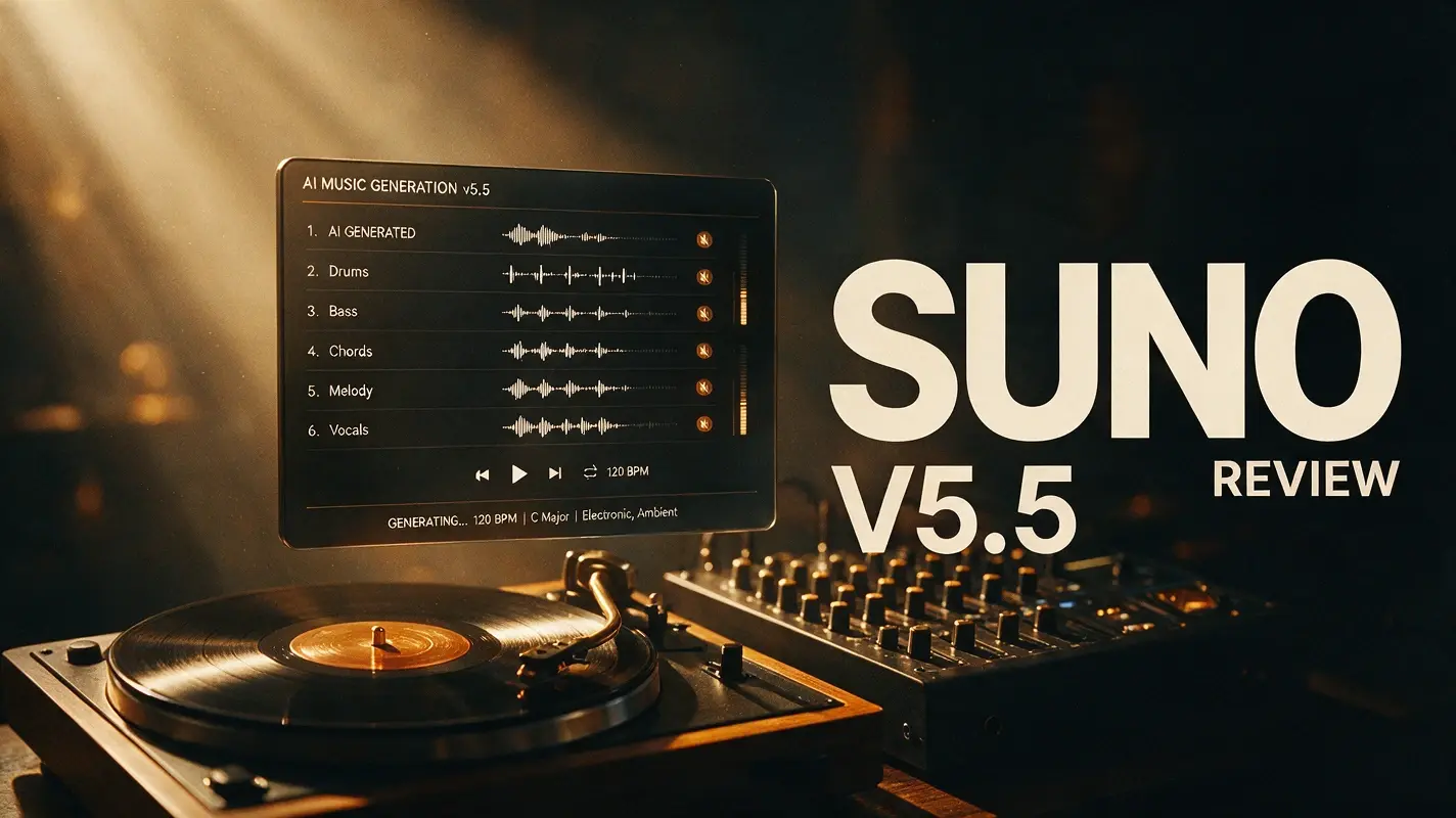 Suno v5.5 review blog banner