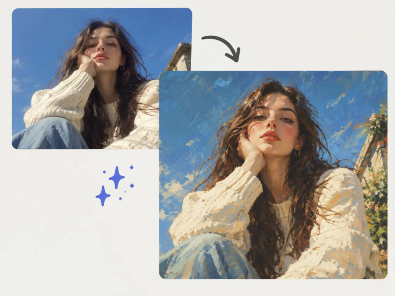 other photo to oil photo