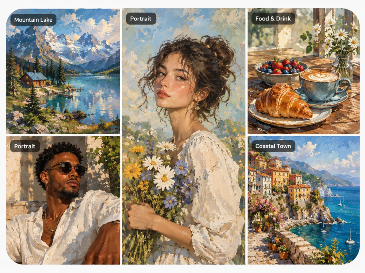 all photo to oil photo