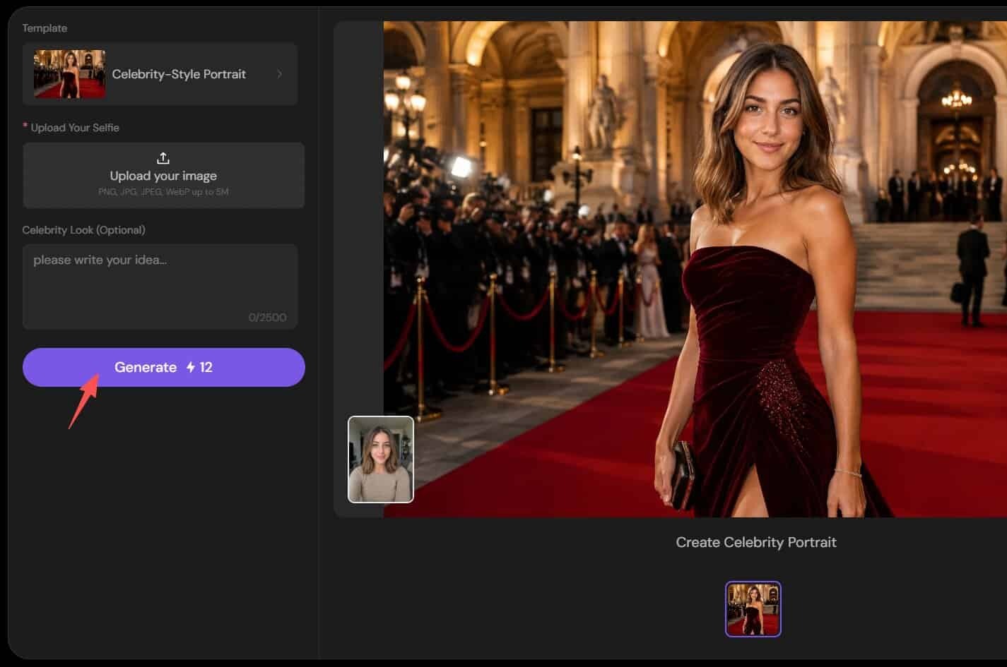 Generar Imagen con Estilo de Celebridad