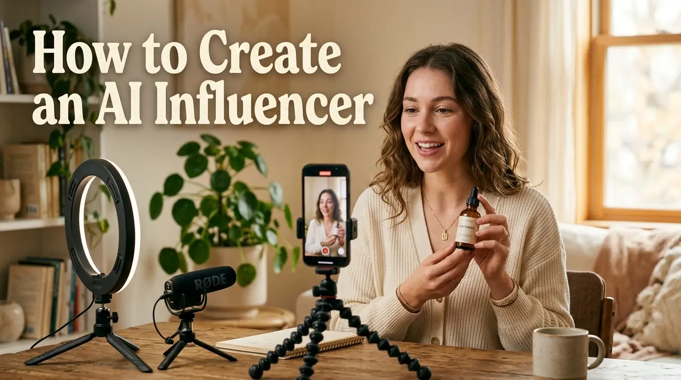 How to Create an AI Influencer blog banner