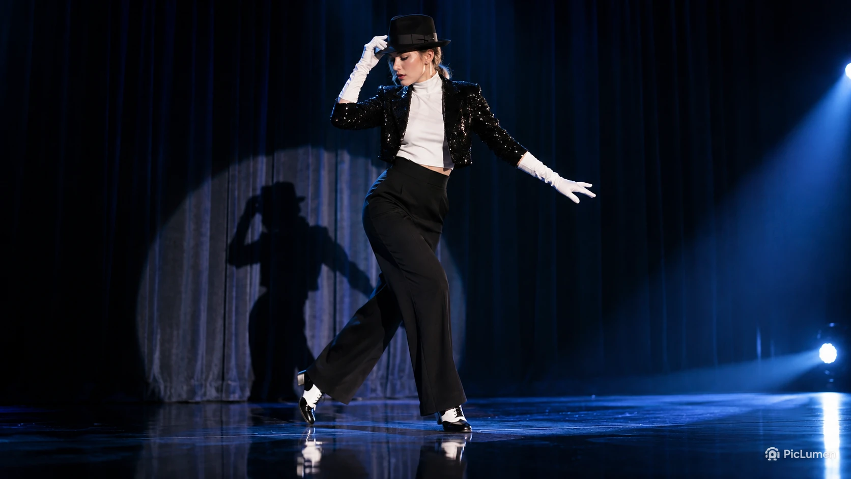 Generate a Michael Jackson dance using a personal photo