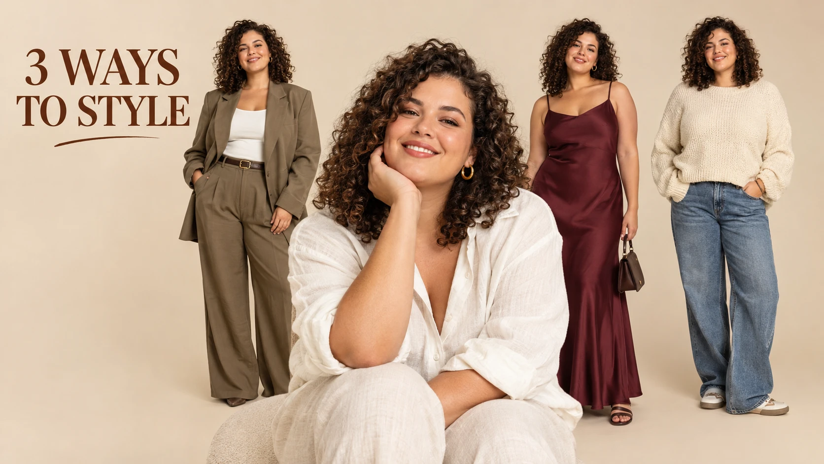 PicLumen's Women's Fashion Poster Generator Featuring Various Looks and Styles