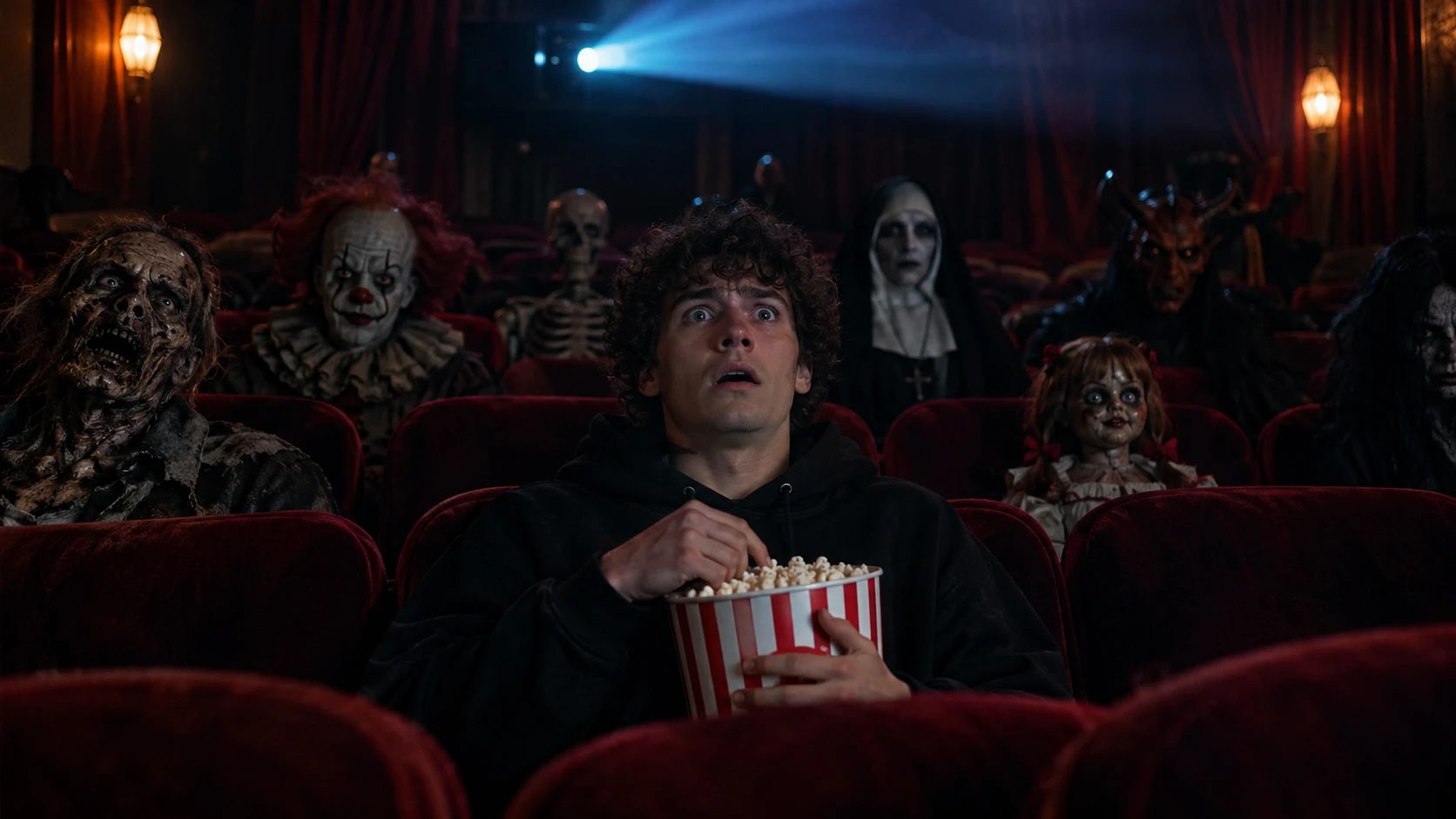 PicLumen's Halloween Cinema Night Video Generator