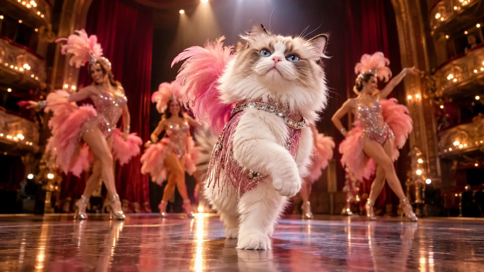 Broadway Version of Pet Diva Dance AI Video