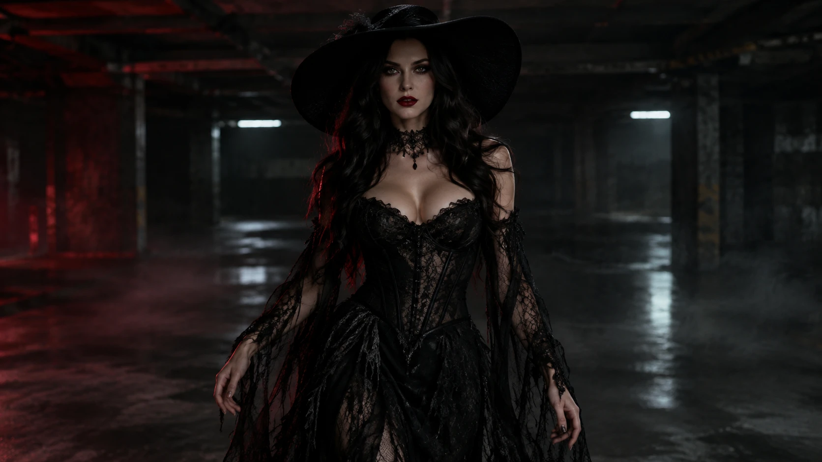 AI-Generated Video of Vampires in Lamalama Costumes on the Runway