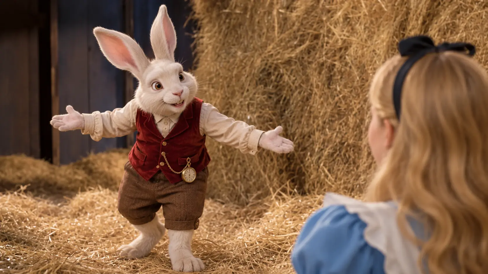 Fantasy Rabbit and Alice-Style Versions of the Rumpelstiltskin AI Dance Video