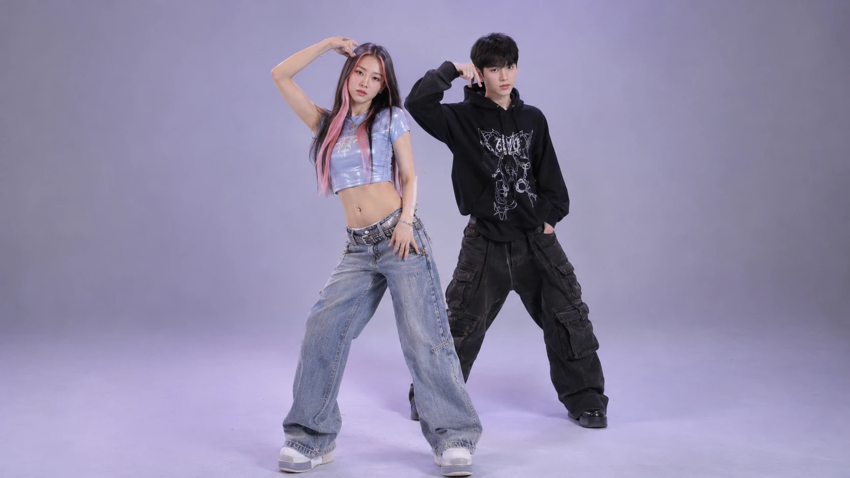 A NEON dance video with a street-style vibe