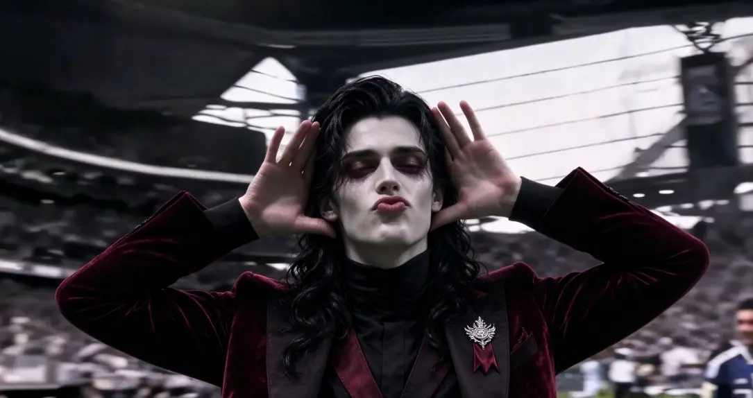 Video of Enzo Fernández's Celebration: Vampire Costume