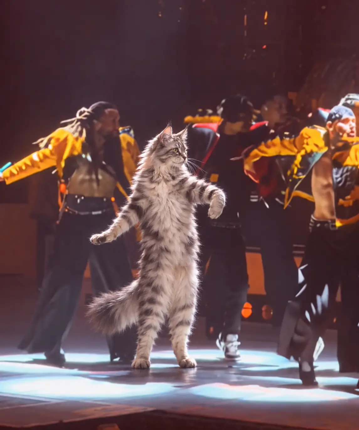 Use a cat as a character to create an AI talk dirty dance video