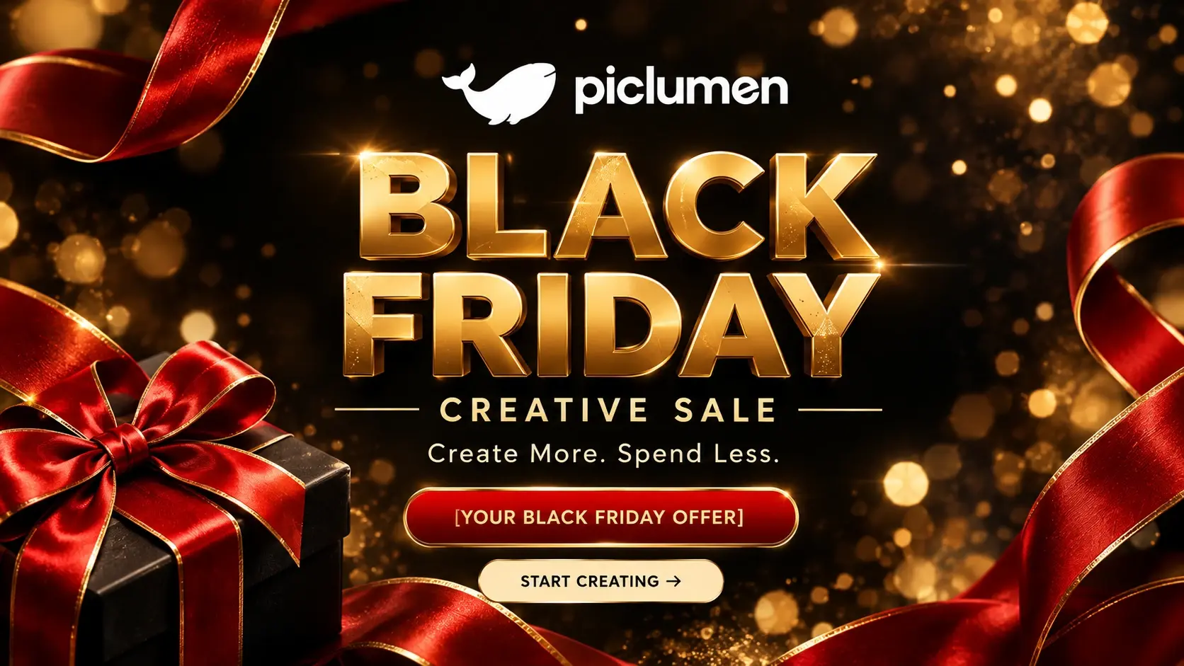 A Black Friday marketing poster layout generator for e-commerce users