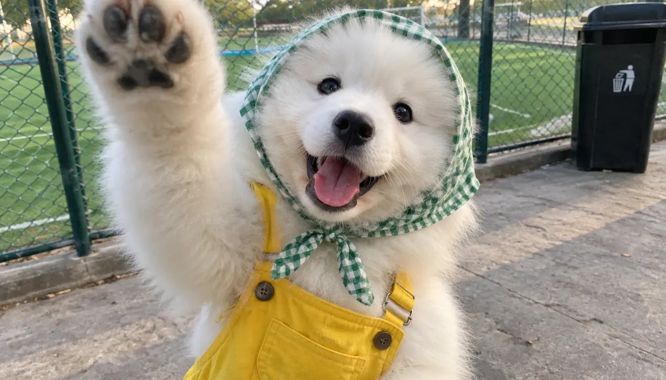 “I Wanna Love You” Pet Video with a Samoyed as the Main Character 